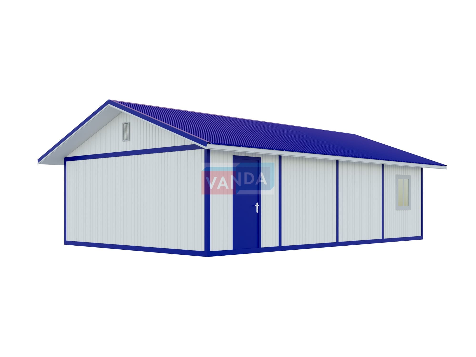 Проект модульный штаб строительства 6.0x9,6 Панели ПВХ